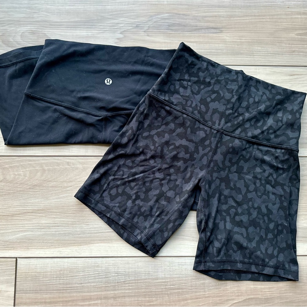 Like New! Lululemon Align Shorts Bundle - Women’s Size 4